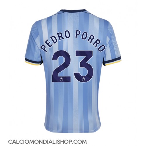 Maglie da calcio Tottenham Hotspur Pedro Porro #23 Seconda Maglia 2024-25 Manica Corta